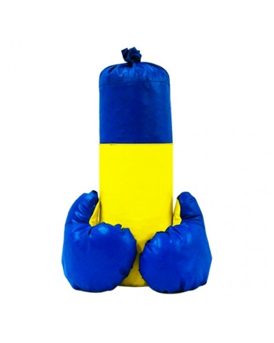 Боксерський набір "Ukraine" маленький ( висота 40 см, діаметр 14 см)